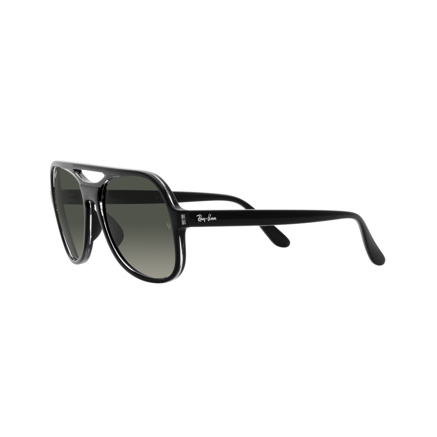Ray Ban POWDERHORN RB4357 Black Unisex Sunglasses