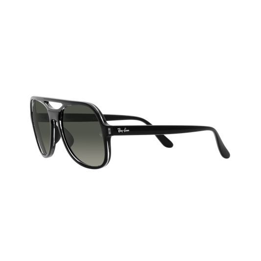 Ray Ban POWDERHORN RB4357 Black Unisex Sunglasses