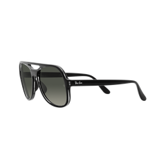 Ray Ban POWDERHORN RB4357 Black Unisex Sunglasses