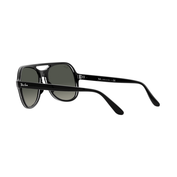 Ray Ban POWDERHORN RB4357 Black Unisex Sunglasses