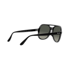 Ray Ban POWDERHORN RB4357 Black Unisex Sunglasses