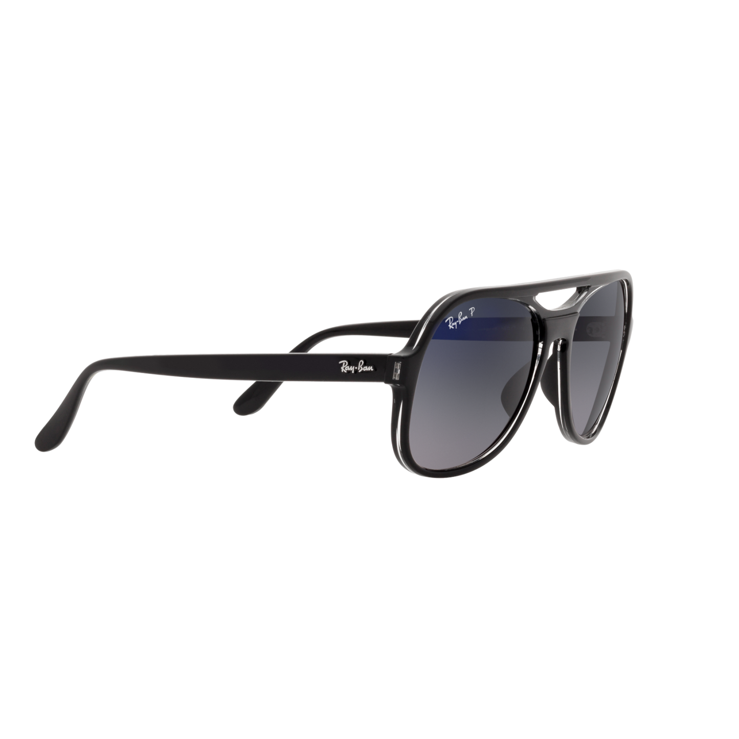 Ray Ban POWDERHORN RB4357 Black Unisex Polarized Sunglasses