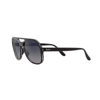 Ray Ban POWDERHORN RB4357 Black Unisex Polarized Sunglasses