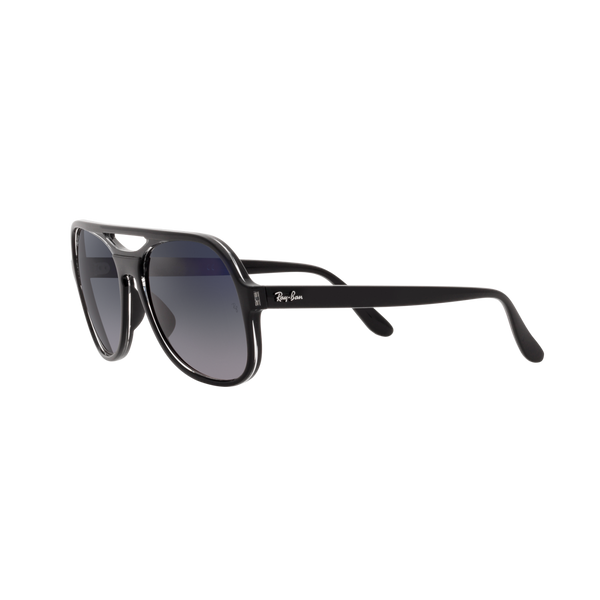Ray Ban POWDERHORN RB4357 Black Unisex Polarized Sunglasses