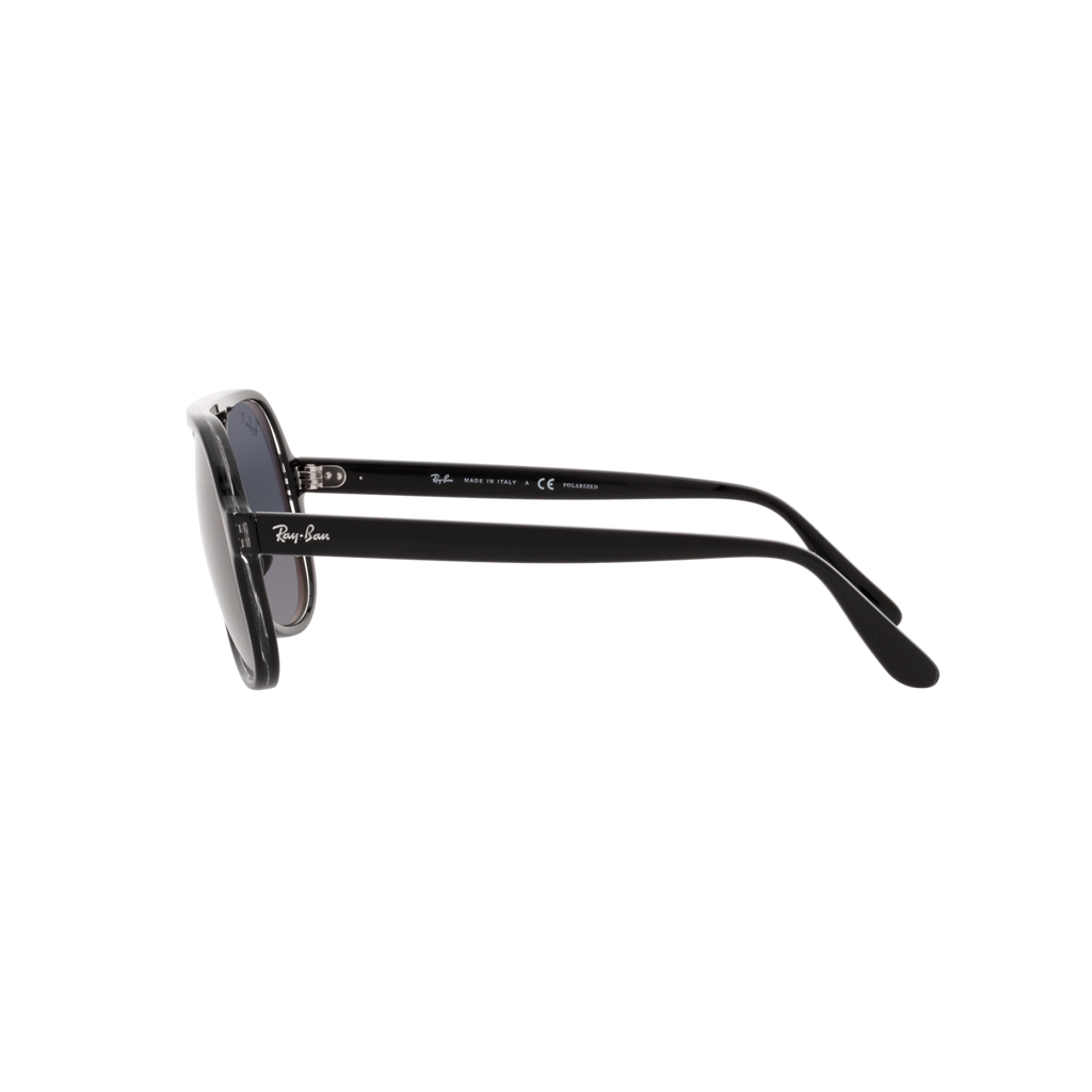 Ray Ban POWDERHORN RB4357 Black Unisex Polarized Sunglasses