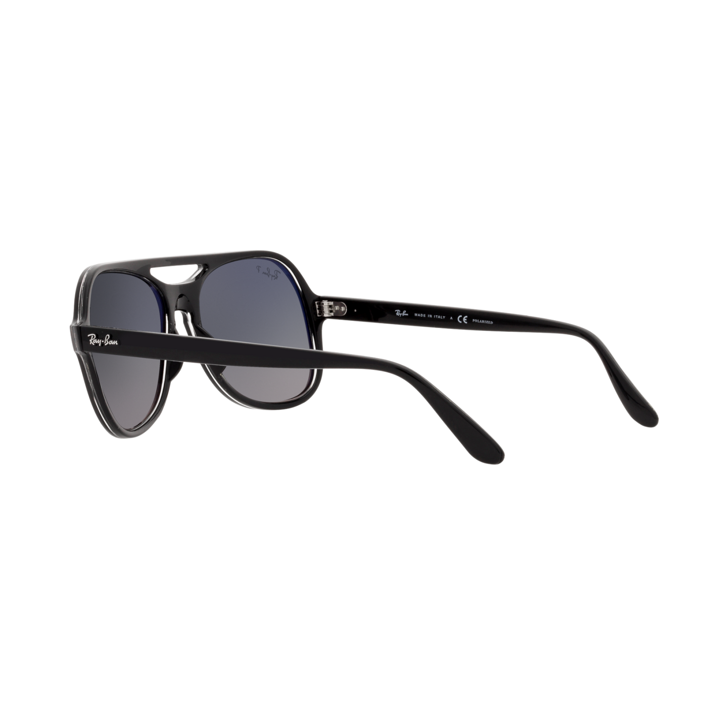 Ray Ban POWDERHORN RB4357 Black Unisex Polarized Sunglasses