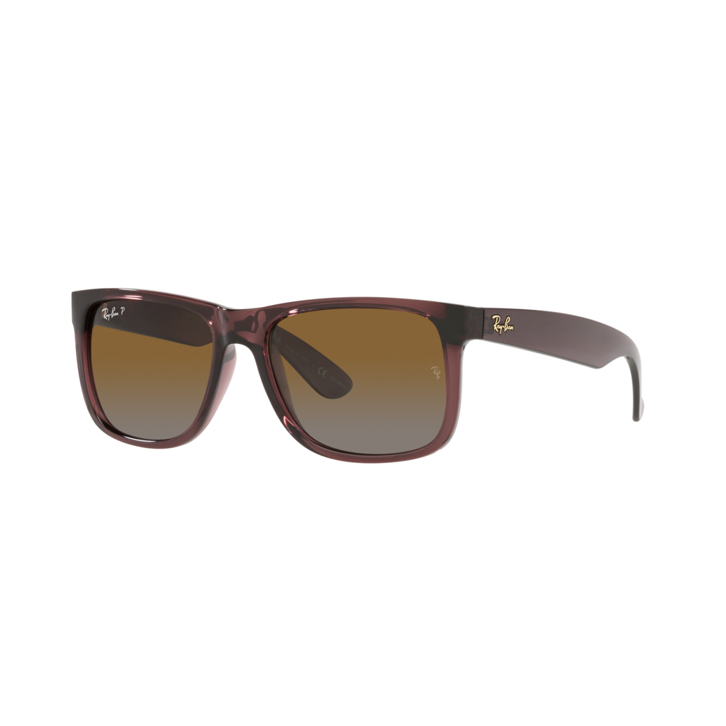 Ray Ban JUSTIN RB4165 Brown Men's Polarized Sunglasses