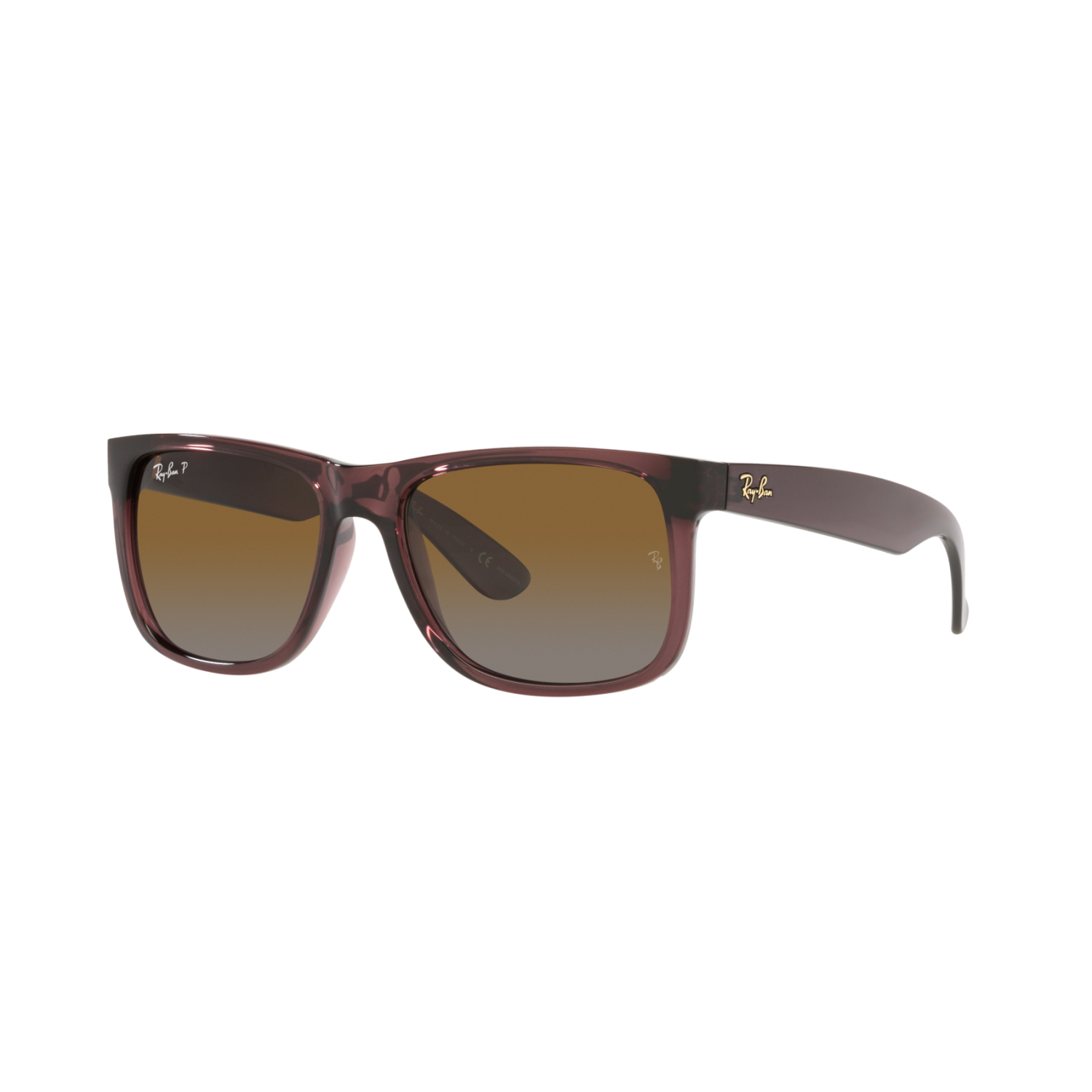 Ray Ban JUSTIN RB4165 Brown Men's Polarized Sunglasses