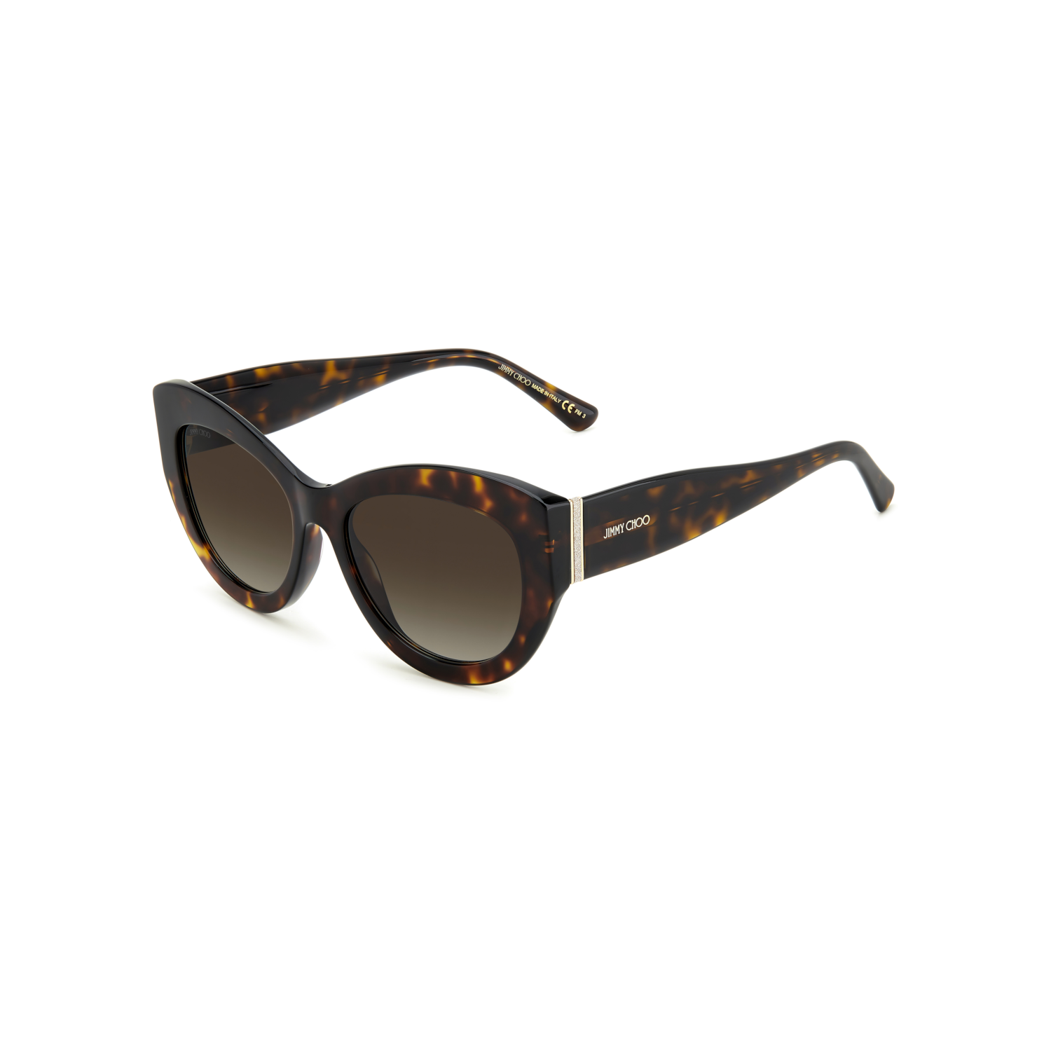 Jimmy Choo XENA/S Brown Havana Women's Sunglasses