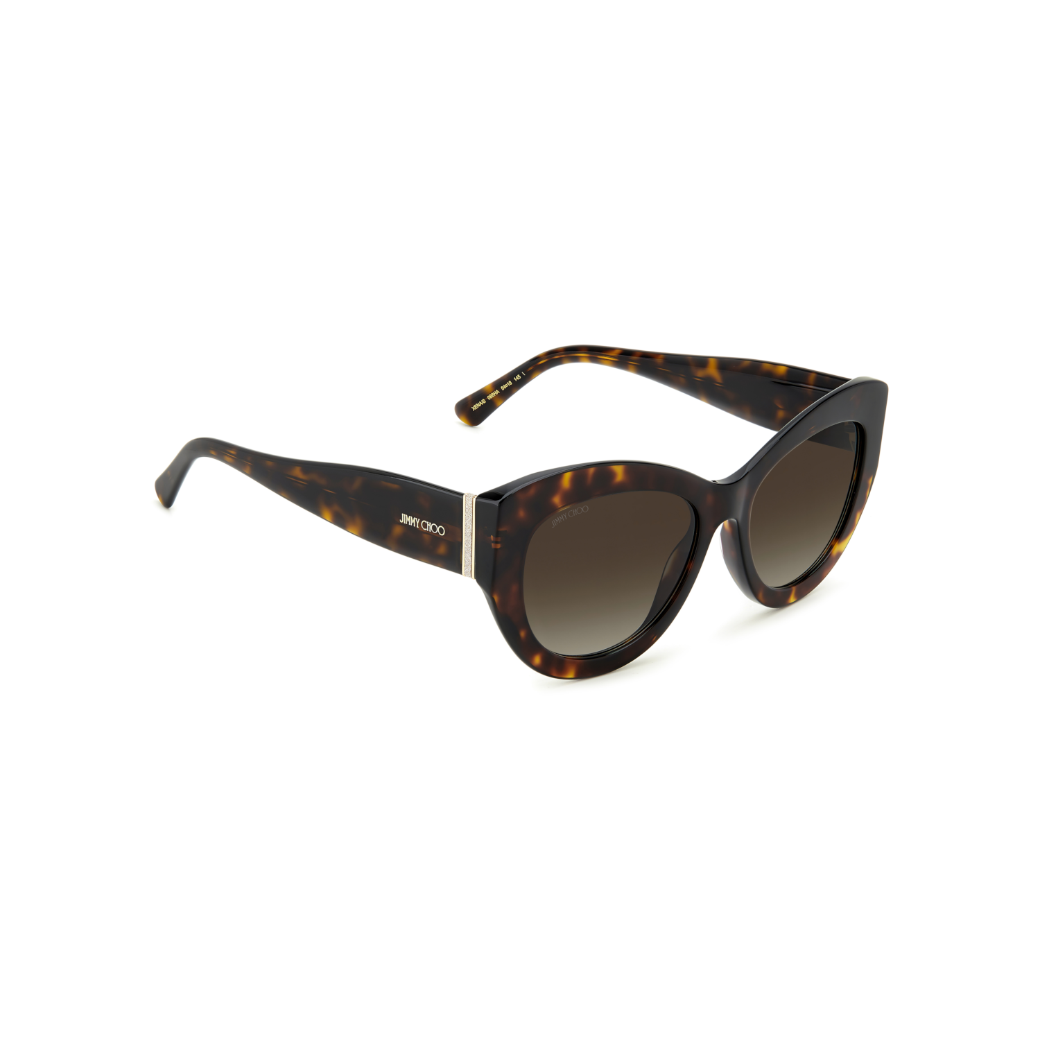 Jimmy Choo XENA/S Brown Havana Women's Sunglasses