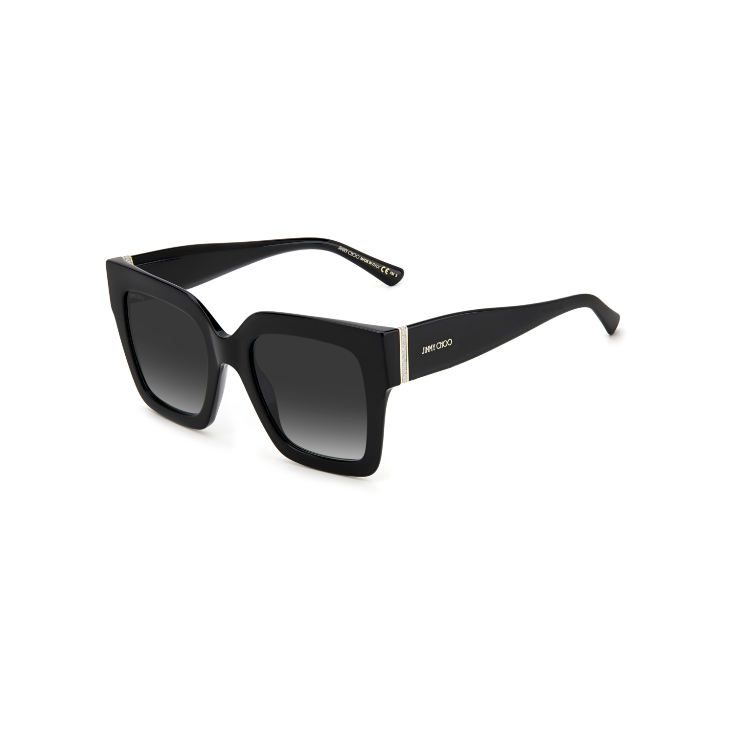 Jimmy Choo EDNA/S Grey Black Women's Sunglasses