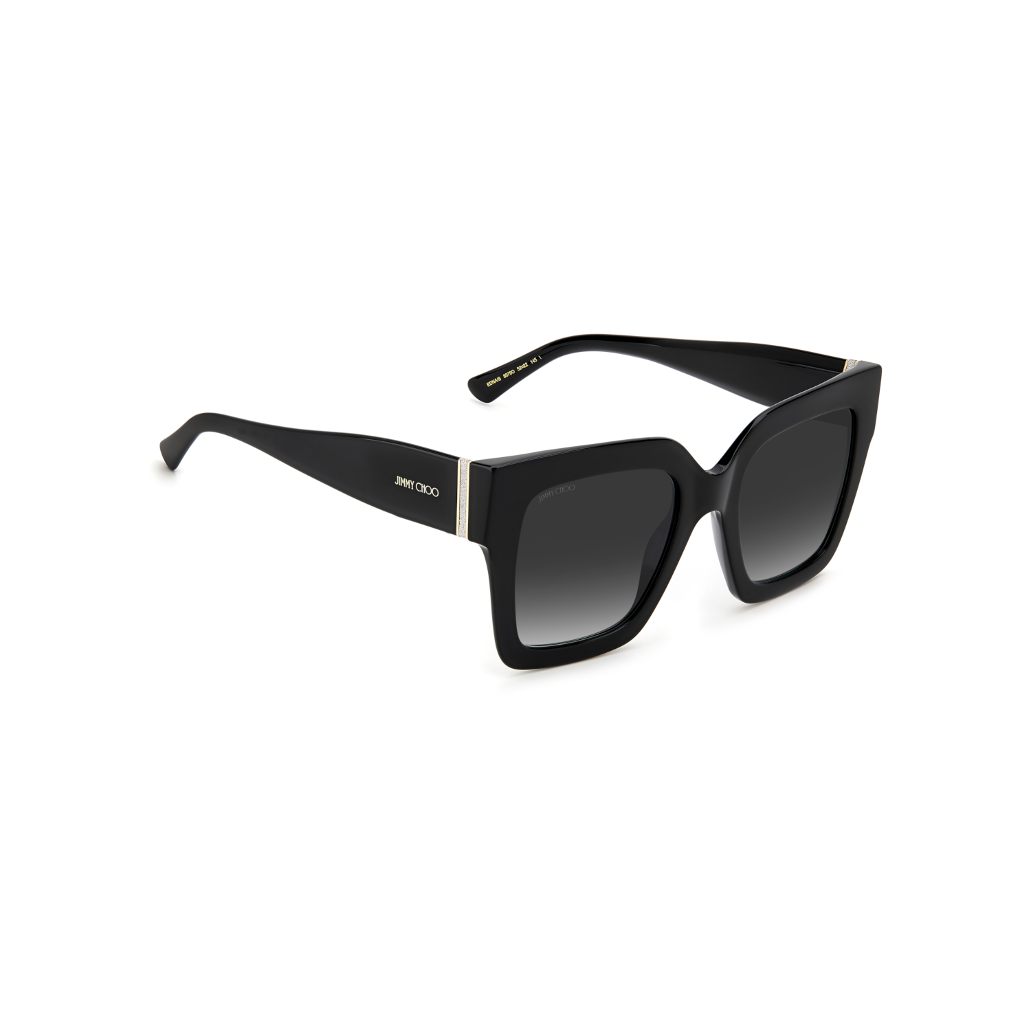 Jimmy Choo EDNA/S Grey Black Women's Sunglasses