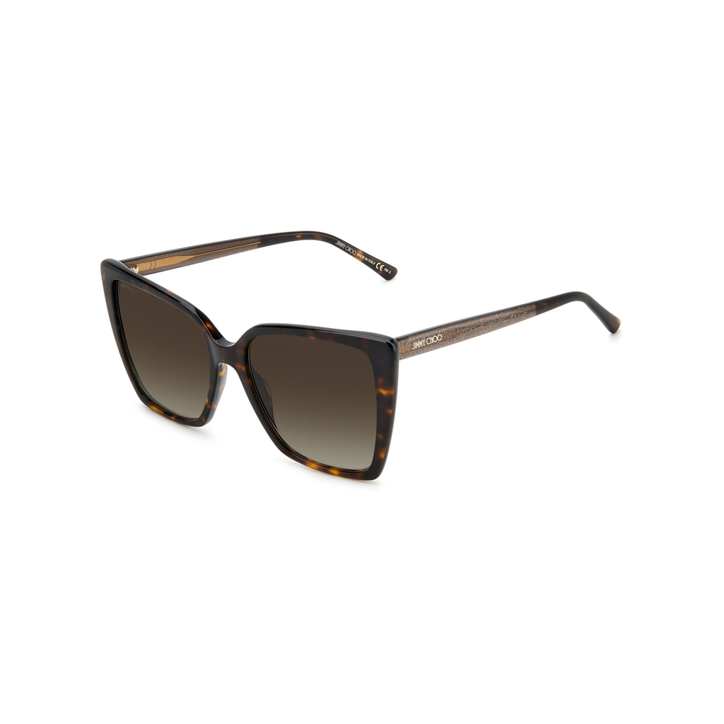 Jimmy Choo LESSIE/S Brown Havana Women's Sunglasses