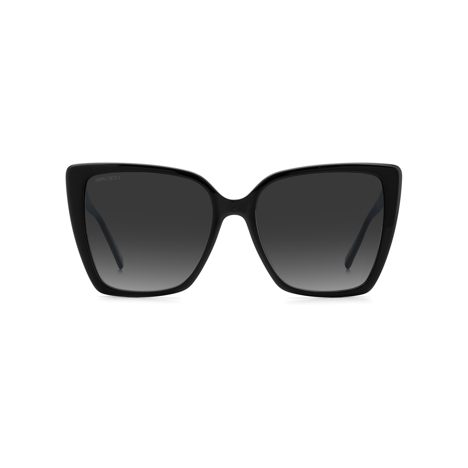 Jimmy Choo LESSIE/S Grey Black Women's Sunglasses