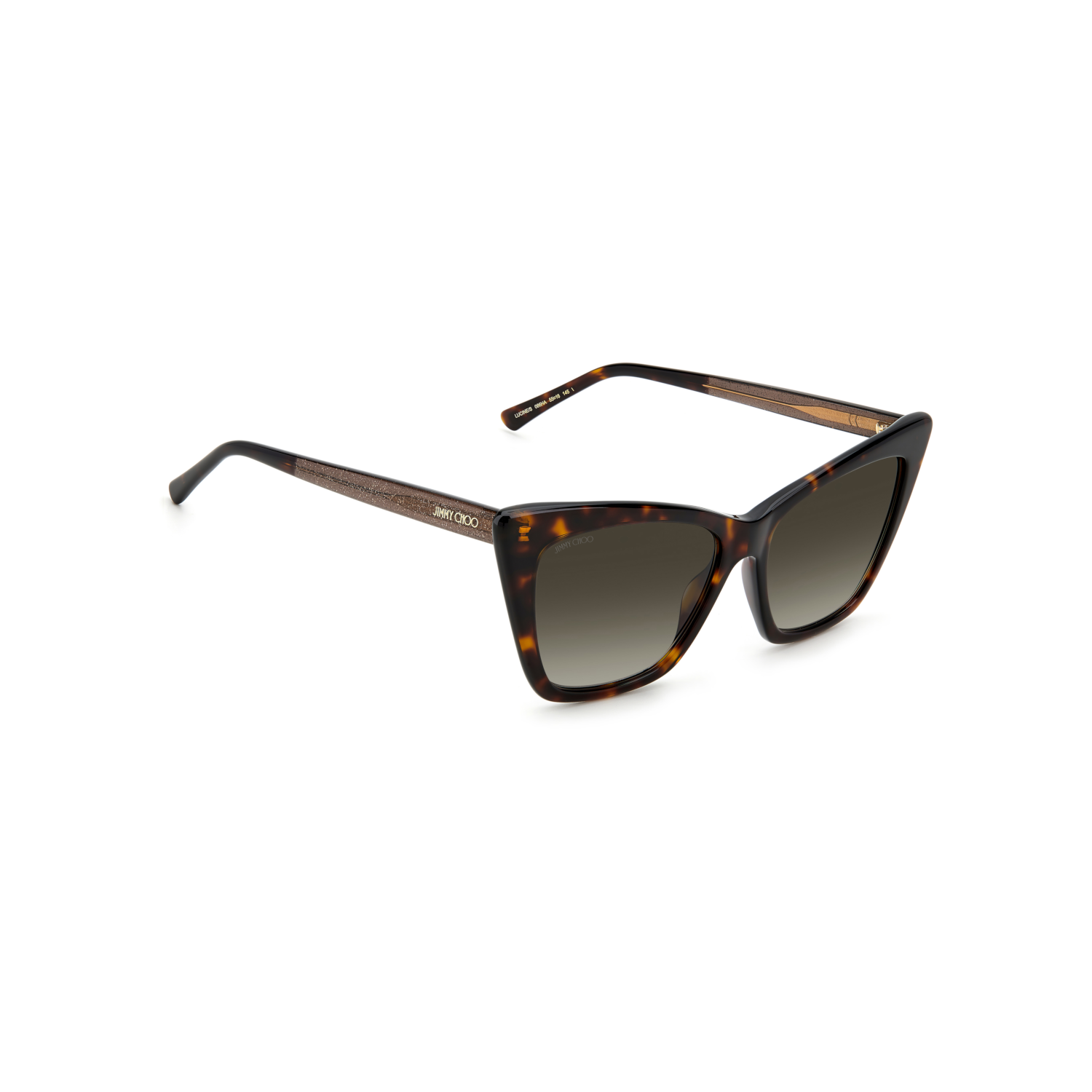 Jimmy Choo LUCINE/S Brown Havana Women's Sunglasses