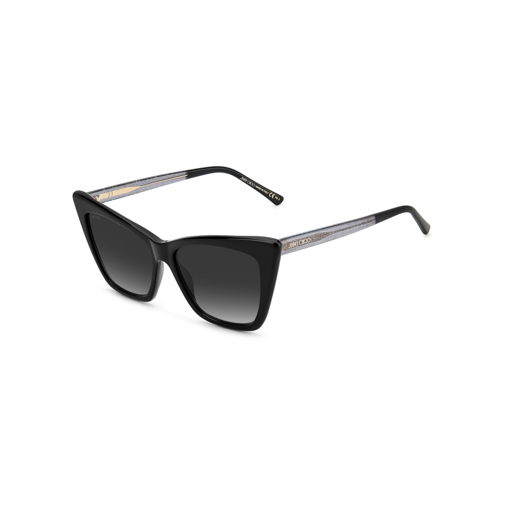 Jimmy Choo LUCINE/S Grey Black Women's Sunglasses