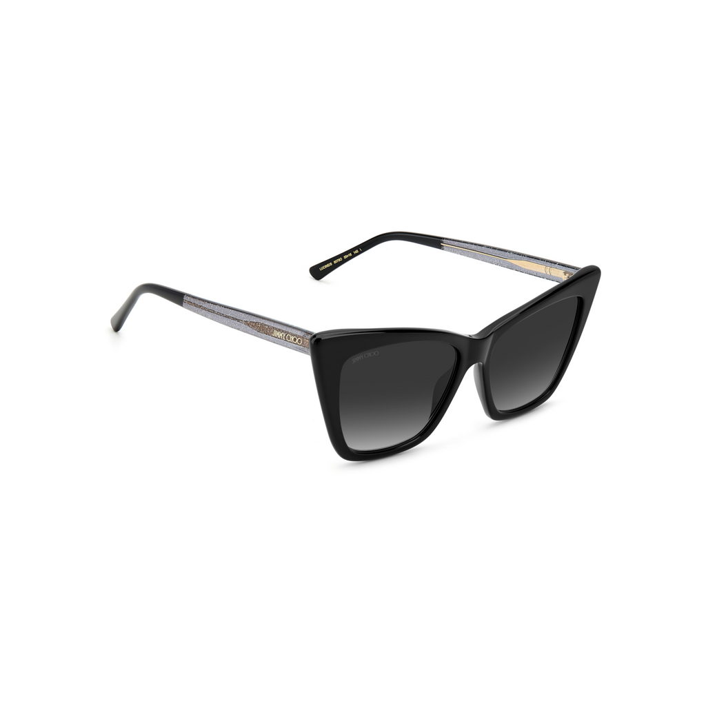 Jimmy Choo LUCINE/S Grey Black Women's Sunglasses