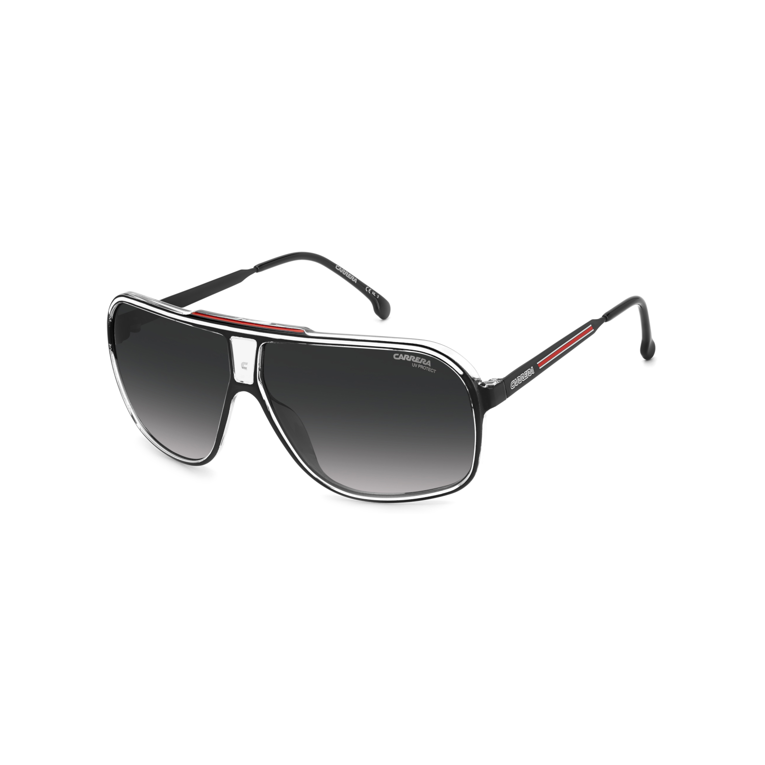 Carrera GRAND PRIX 3 Grey Black Men's Sunglasses