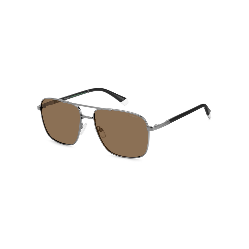 Polaroid PLD 4128/S/X Bronze Grey Men's Polarized Sunglasses