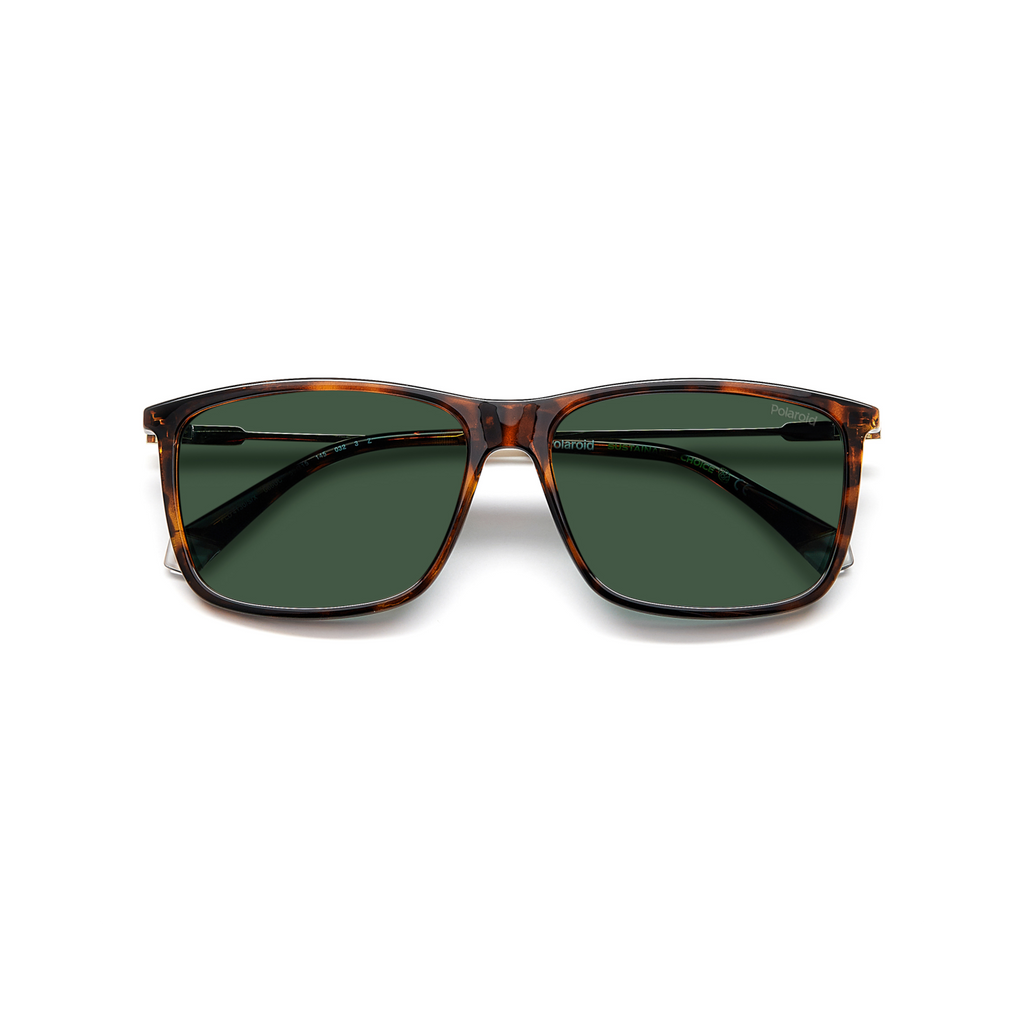 Polaroid PLD 4130/S/X Green Havana Men's Polarized Sunglasses