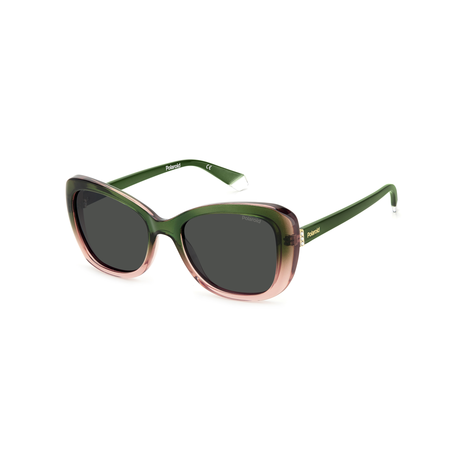 Polaroid PLD 4132/S/X Grey Green Women's Polarized Sunglasses