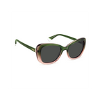 Polaroid PLD 4132/S/X Grey Green Women's Polarized Sunglasses
