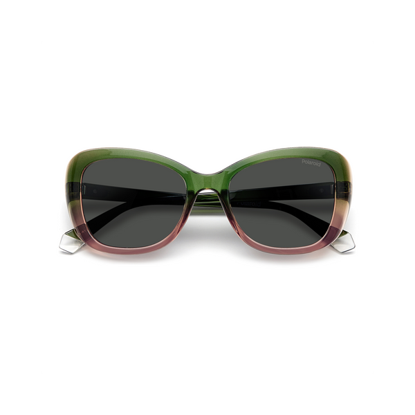 Polaroid PLD 4132/S/X Grey Green Women's Polarized Sunglasses