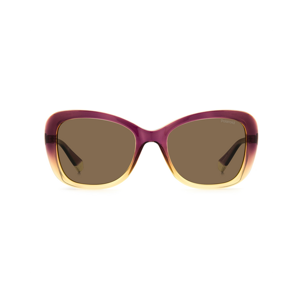 Polaroid PLD 4132/S/X Bronze Violet Women's Polarized Sunglasses