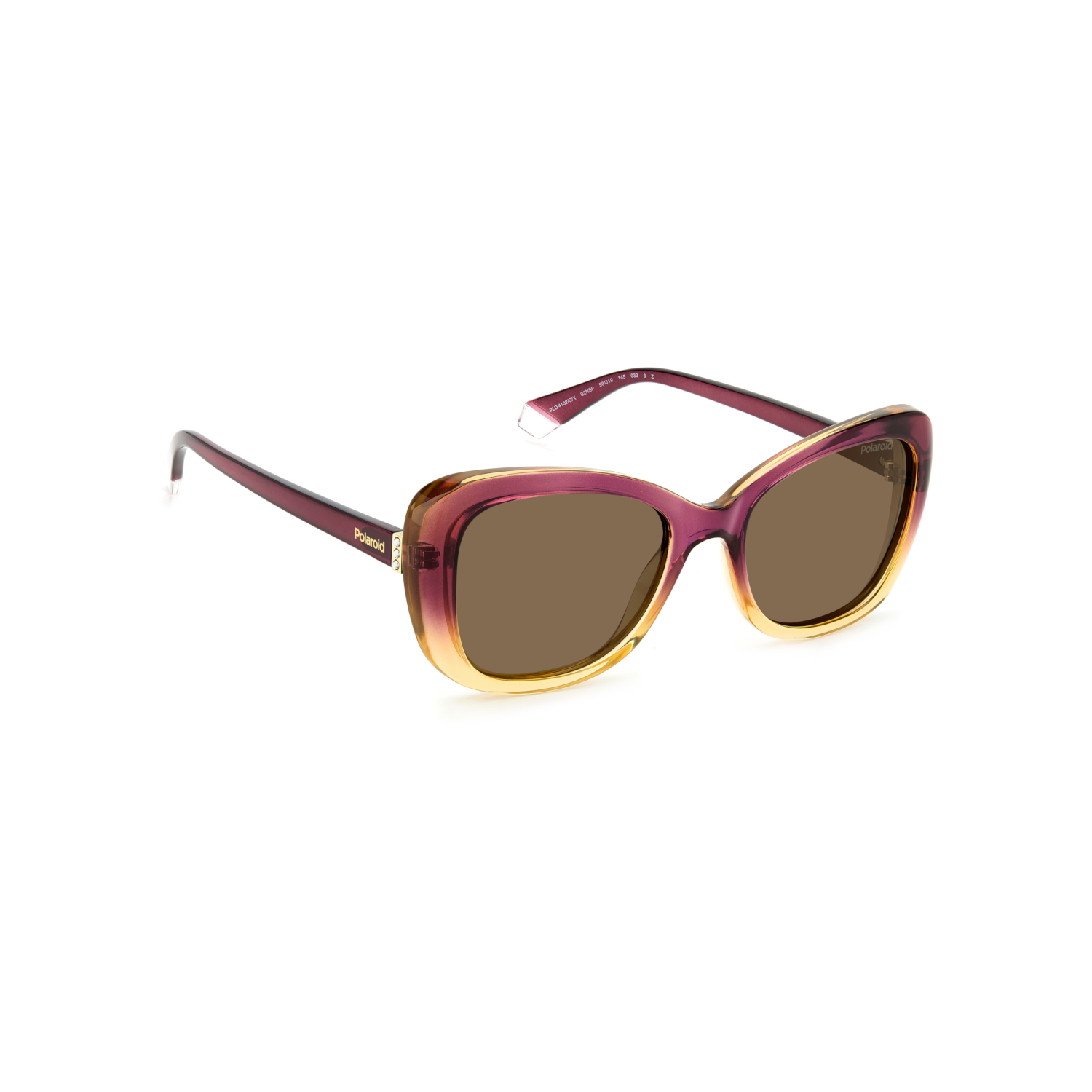 Polaroid PLD 4132/S/X Bronze Violet Women's Polarized Sunglasses
