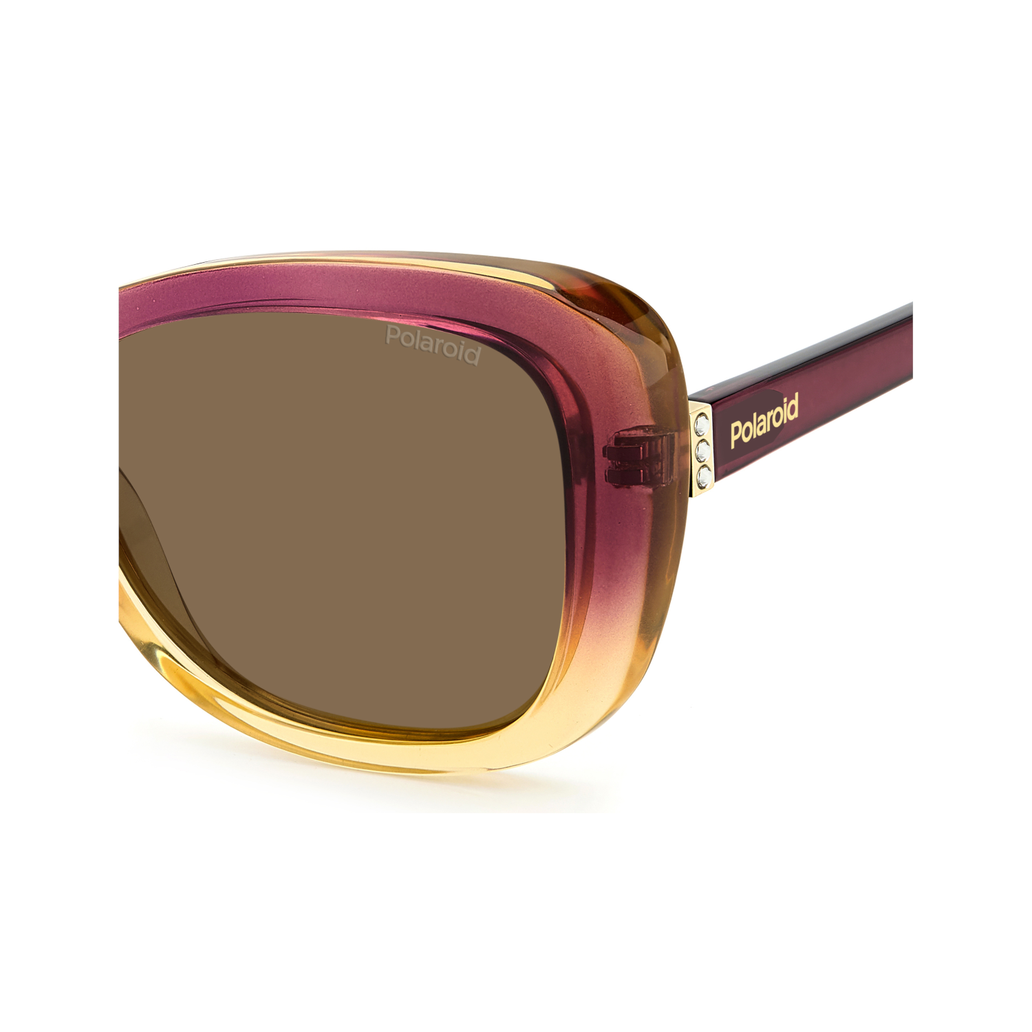 Polaroid PLD 4132/S/X Bronze Violet Women's Polarized Sunglasses
