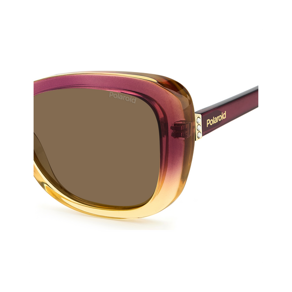 Polaroid PLD 4132/S/X Bronze Violet Women's Polarized Sunglasses