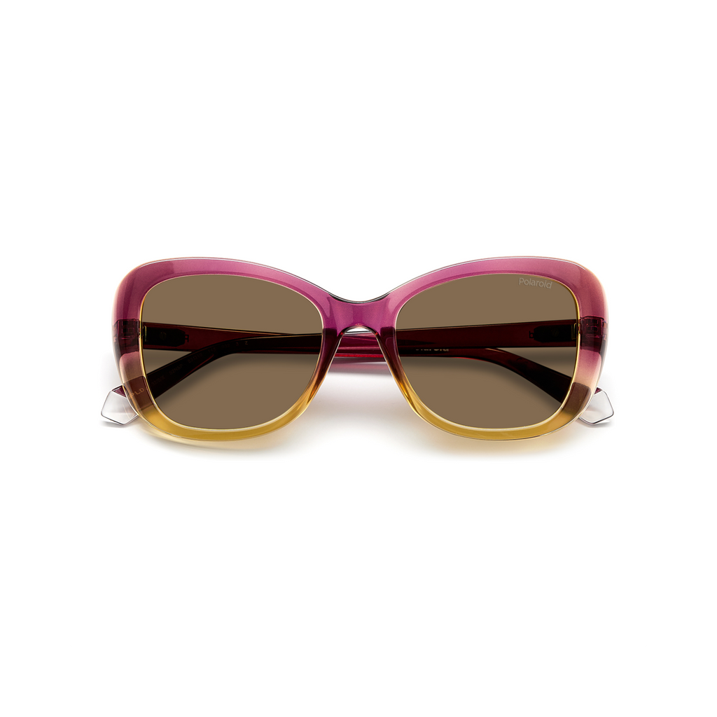 Polaroid PLD 4132/S/X Bronze Violet Women's Polarized Sunglasses