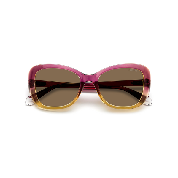 Polaroid PLD 4132/S/X Bronze Violet Women's Polarized Sunglasses