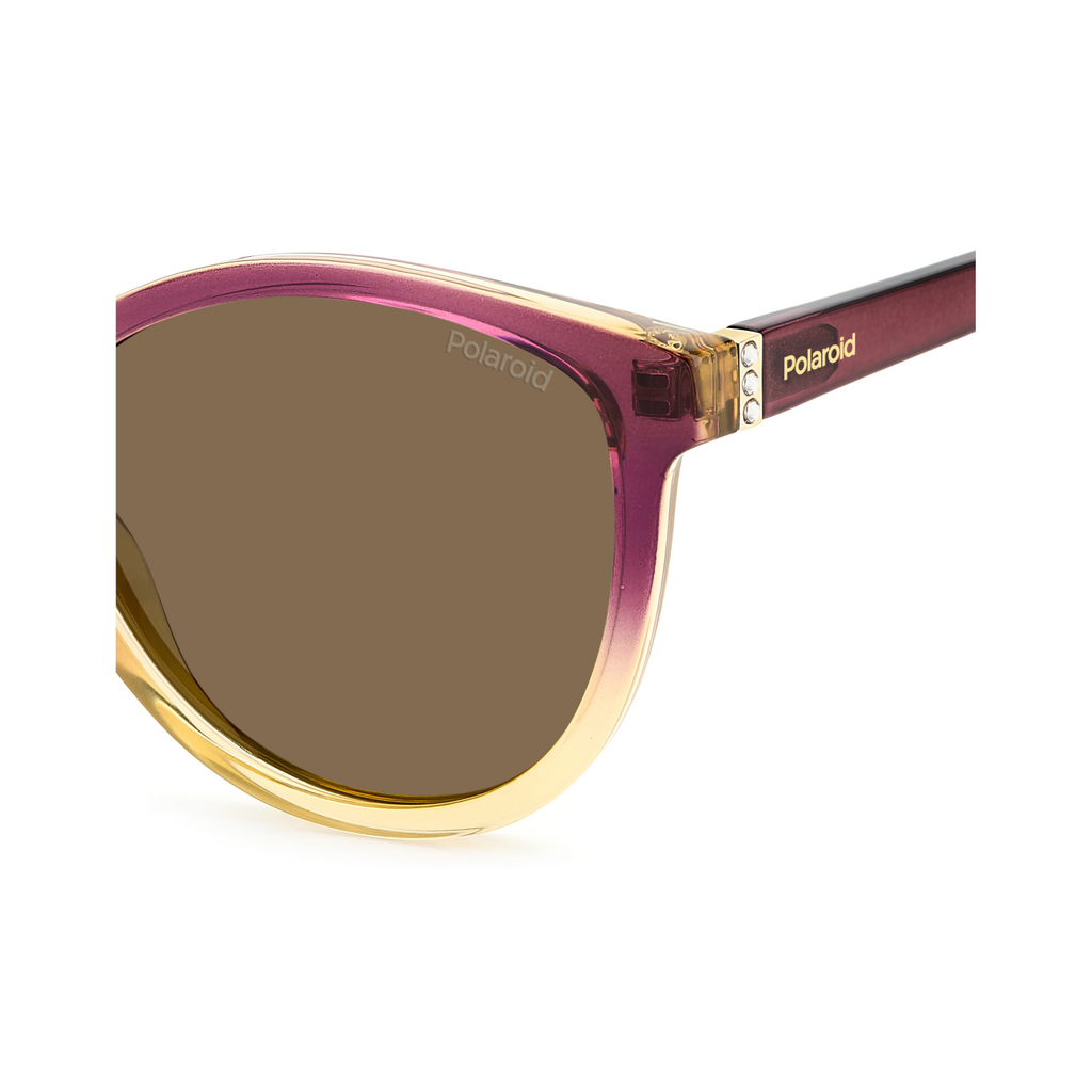 Polaroid PLD 4133/S/X Bronze Violet Women's Polarized Sunglasses