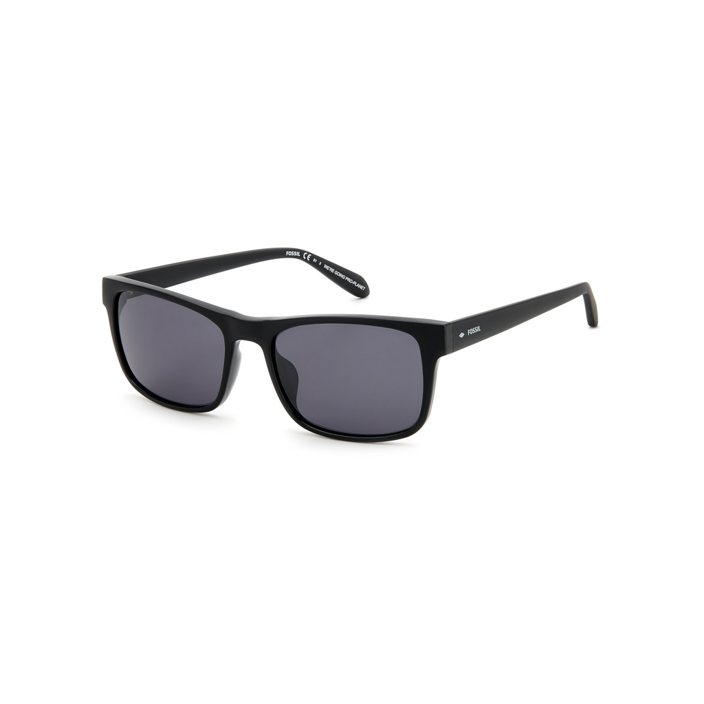 Fossil FOS 2124/G/S Grey Black Men's Sunglasses