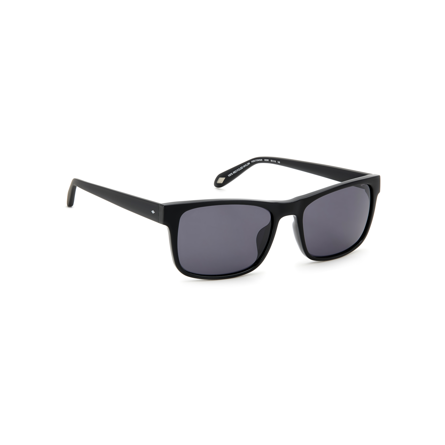 Fossil FOS 2124/G/S Grey Black Men's Sunglasses