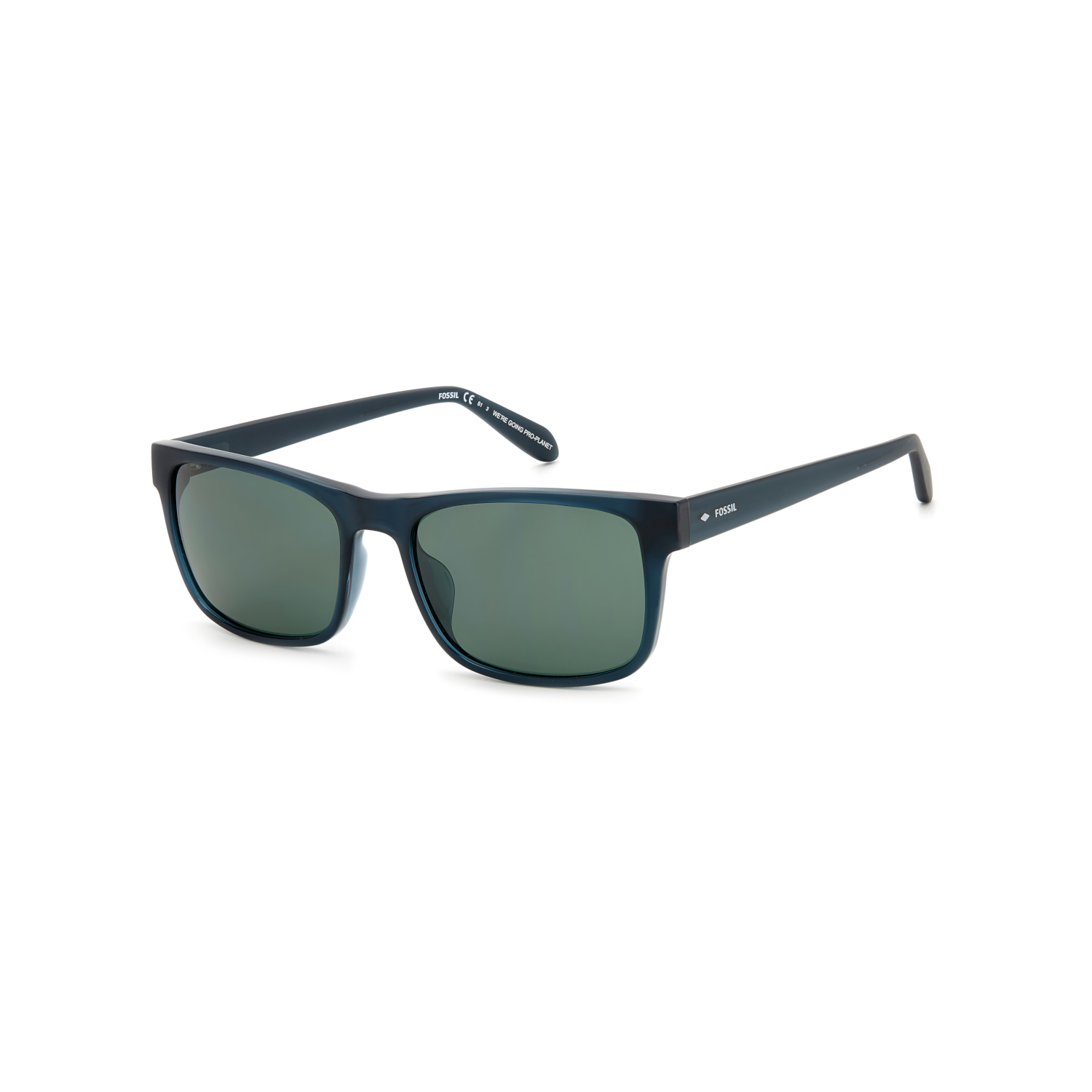 Fossil FOS 2124/G/S Green Blue Men's Sunglasses