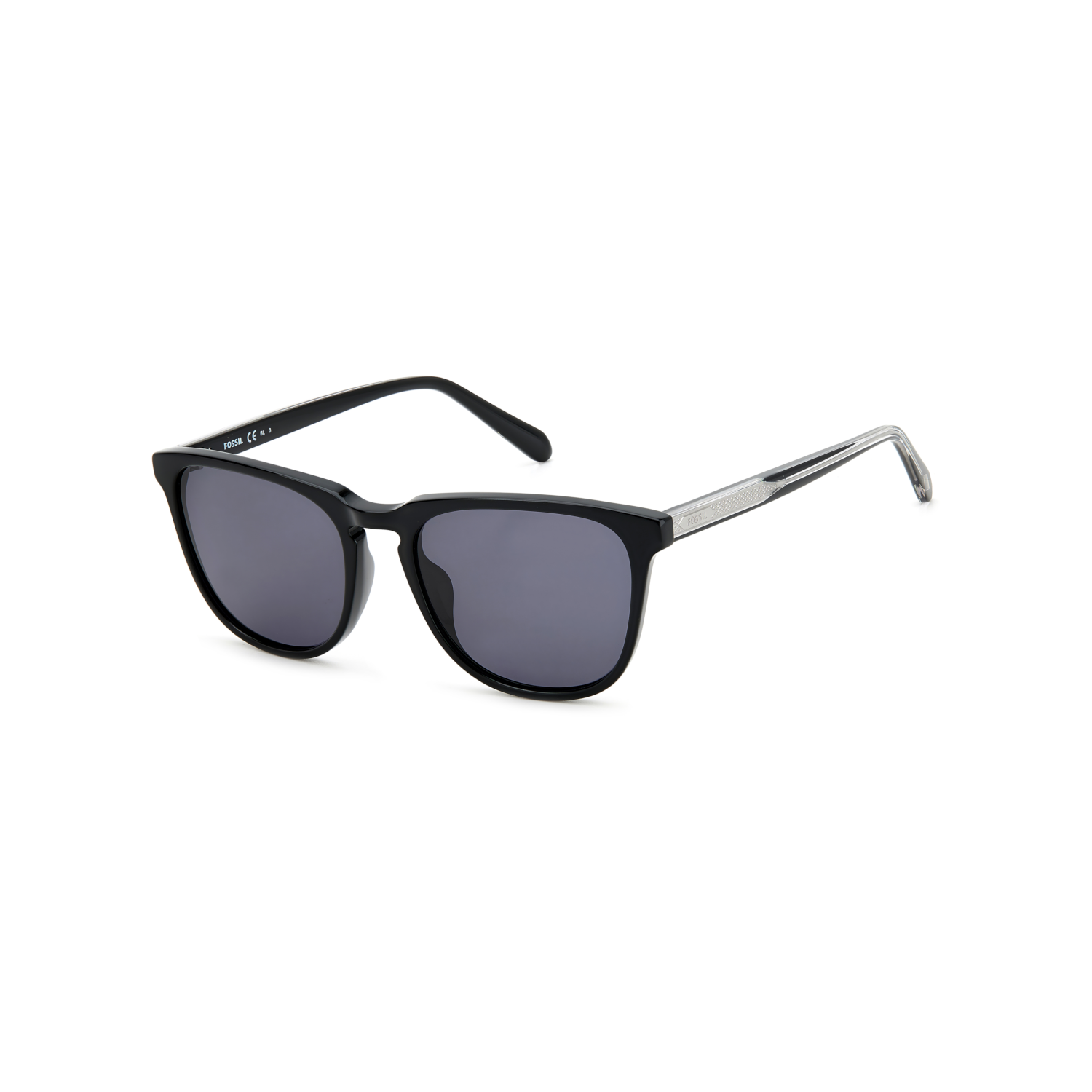 Fossil FOS 2120/S Grey Black Men's Sunglasses