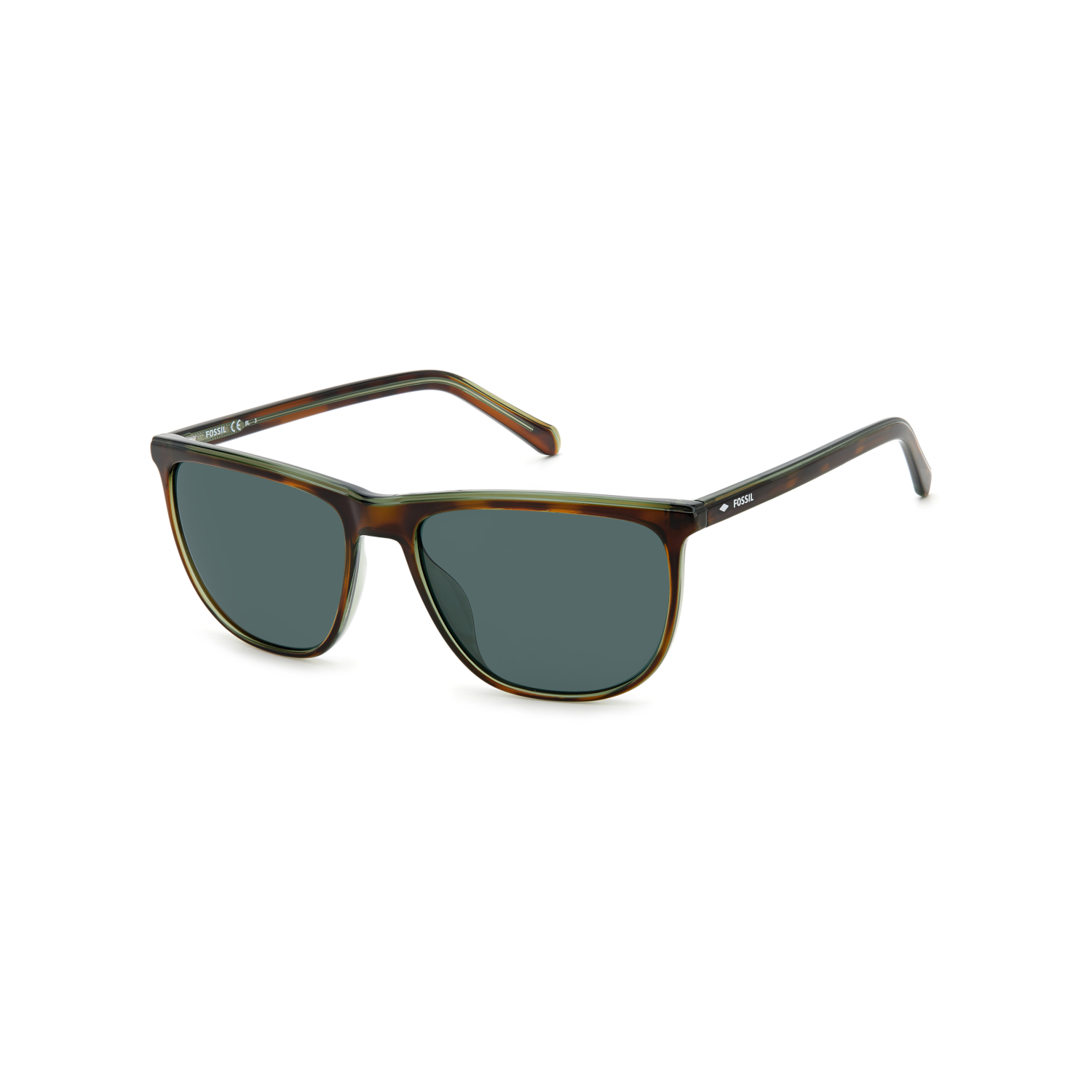 Fossil FOS 3135/S Green Havana Men's Sunglasses