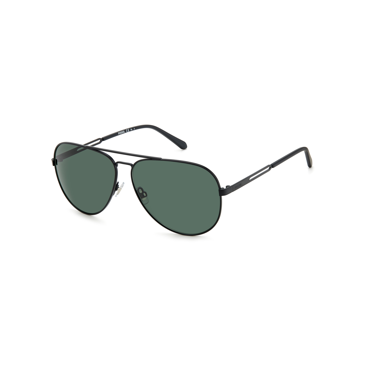 Fossil FOS 3136/G/S Green Black Men's Sunglasses