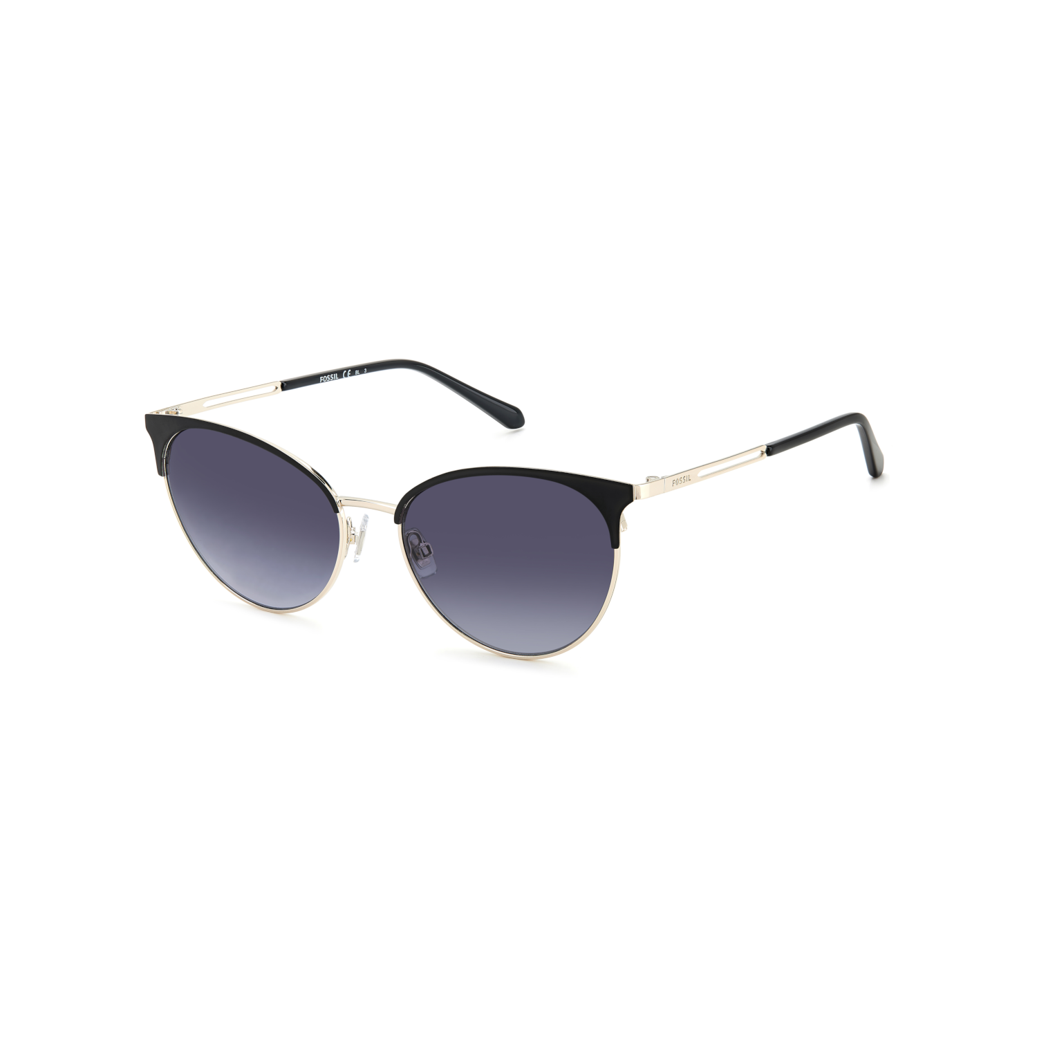 Fossil FOS 3133/G/S Grey Black Women's Sunglasses