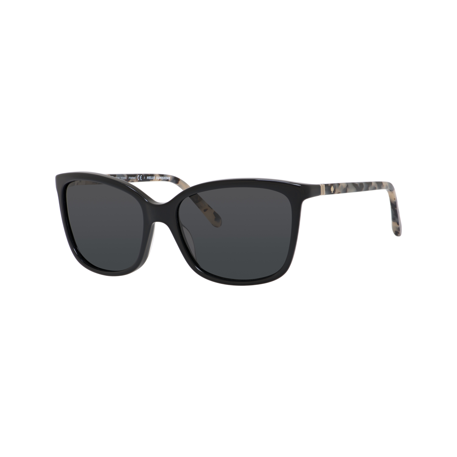Kate Spade KASIE/P/S Grey Black Women's Polarized Sunglasses