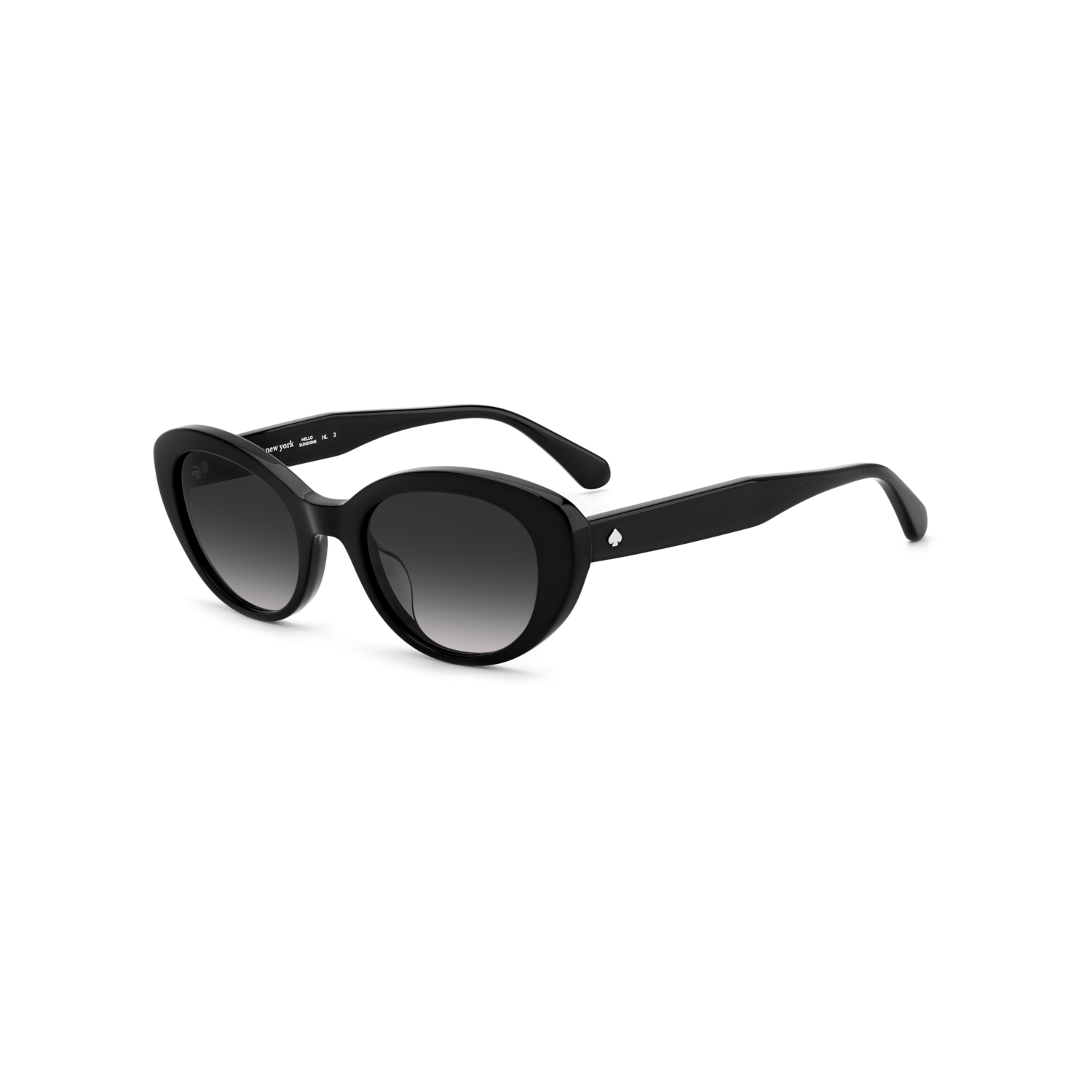 Kate Spade CRYSTAL/S Grey Black Women's Sunglasses
