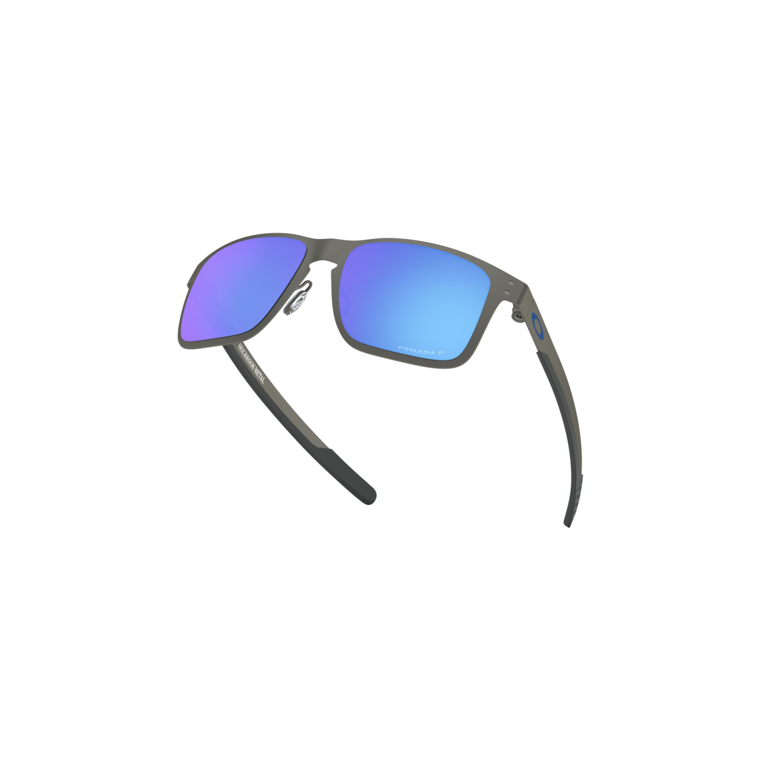 Oakley HOLBROOK METAL OO4123 Blue Silver Men's Polarized Sunglasses