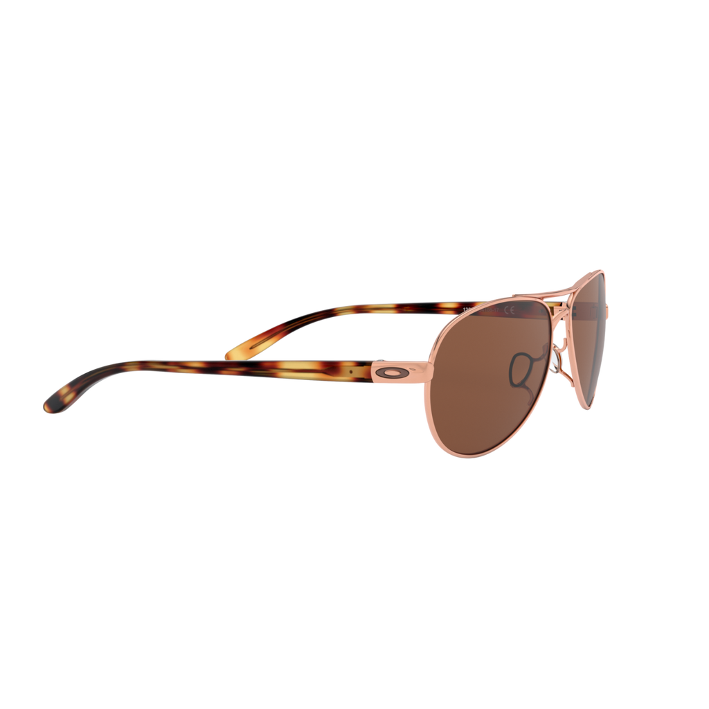 Oakley TIE BREAKER OO4108 Gold Women's Polarized Sunglasses