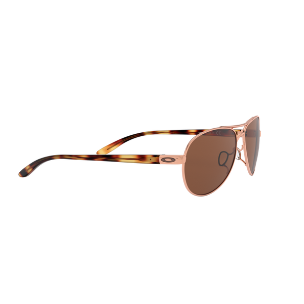 Oakley TIE BREAKER OO4108 Gold Women's Polarized Sunglasses