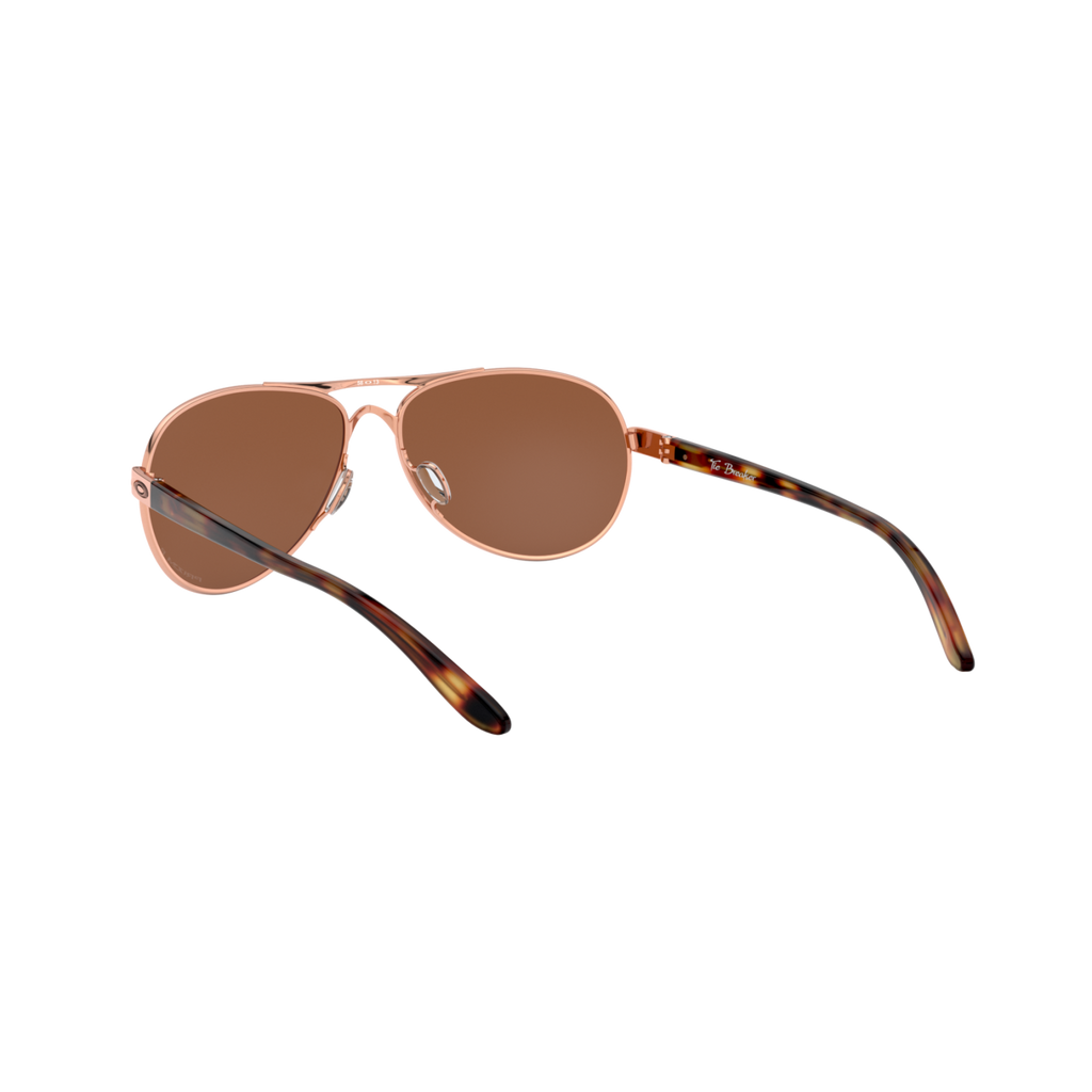 Oakley TIE BREAKER OO4108 Gold Women's Polarized Sunglasses
