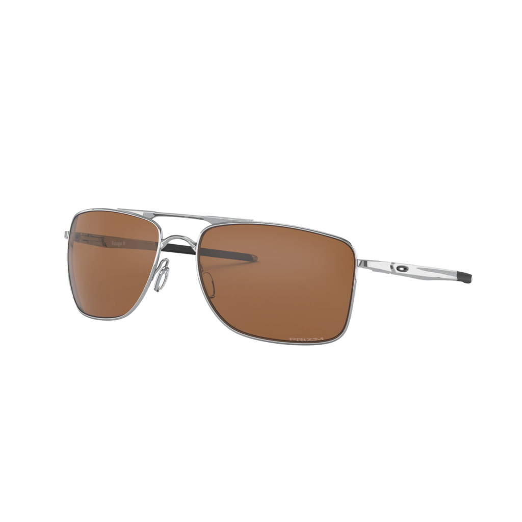 Oakley GAUGE 8 OO4124 Brown Unisex Polarized Sunglasses