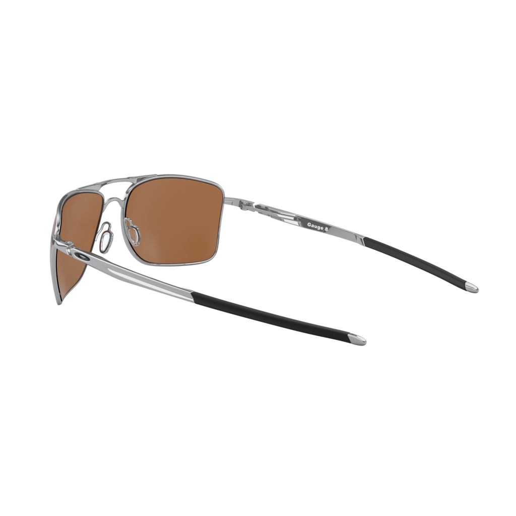 Oakley GAUGE 8 OO4124 Brown Unisex Polarized Sunglasses